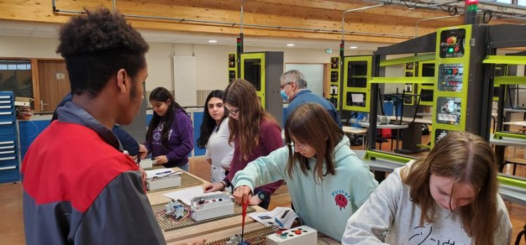Semaine des lycées pro : des élèves du collège découvrent les ateliers Bac Pro