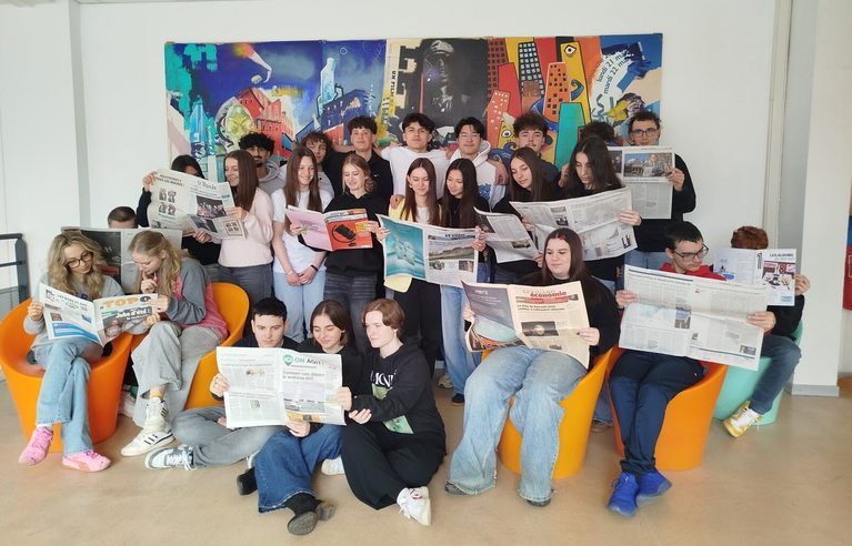 Lire la suite à propos de l’article Des lycéens de Georges-Colomb dans la peau de journalistes